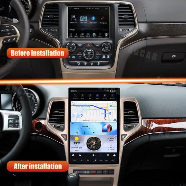 Smart Head Unit For Grand Cherokee 2010-2013 10.1 Inch Screen Android 13