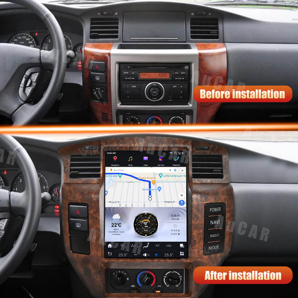 Smart Head Unit For Nissan Patrol Y61 2004-2019 12.1 Inch Screen Android 13