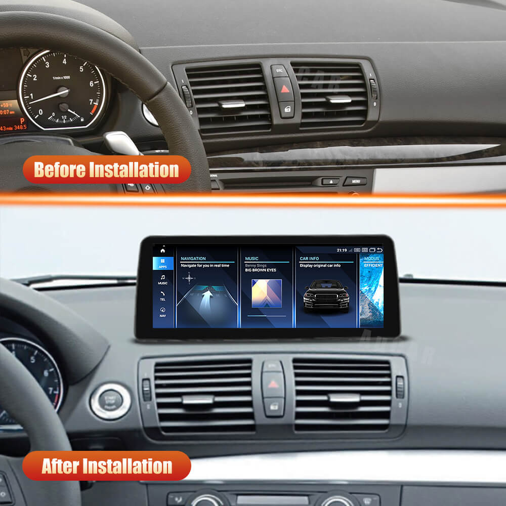 Smart Head Unit For Bmw 1 Series E81 E82 E87 E88 2004 - 2013 12.3 Inch Screen Android 13