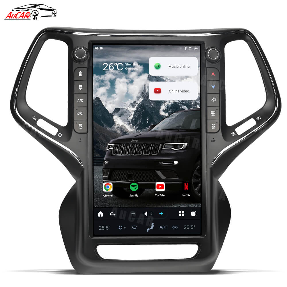 Smart Head Unit For Jeep Cherokee 2014-2020 13.6 Inch Screen Android 13