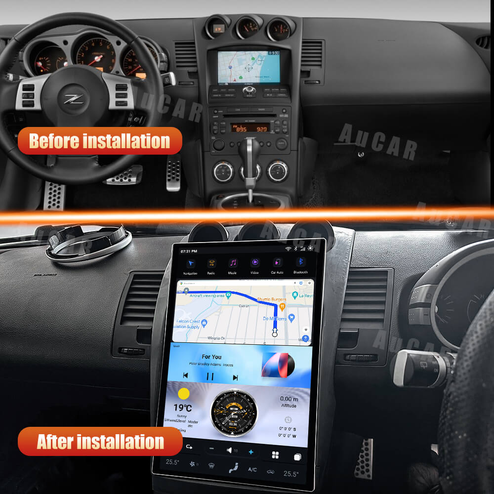 Smart Head Unit For Nissan 350Z Z33 2002-2008 14.5 Inch Screen Android 13