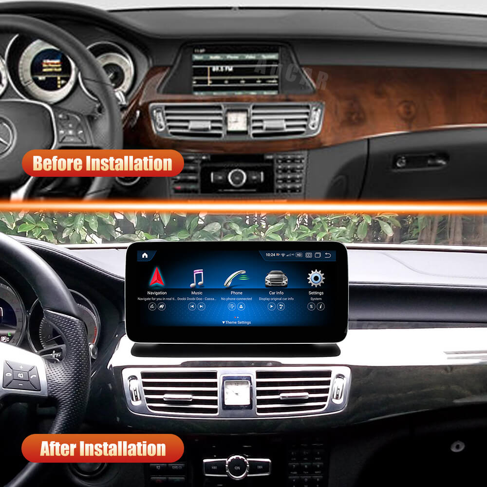 Smart Head Unit For Mercedes Benz Cls-Class 2005 - 2018 10.25 Inch Screen/ 12.3 Inch Screen Android 13