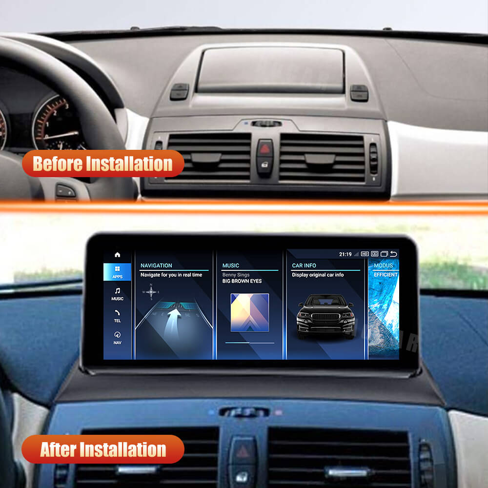 Smart Head Unit For Bmw X3 E83 2004 - 2010 10.25 Inch Screen Android 13