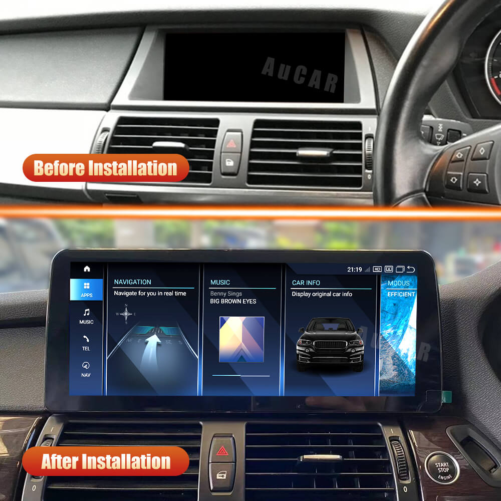 Smart Head Unit For Bmw X5 E70 E71 2007 - 2013 10.25 / 12.3 Inch Screen Android 13
