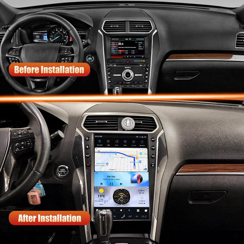 Smart Head Unit For Ford Explorer 2011-2019 14.4 Inch Screen Android 13