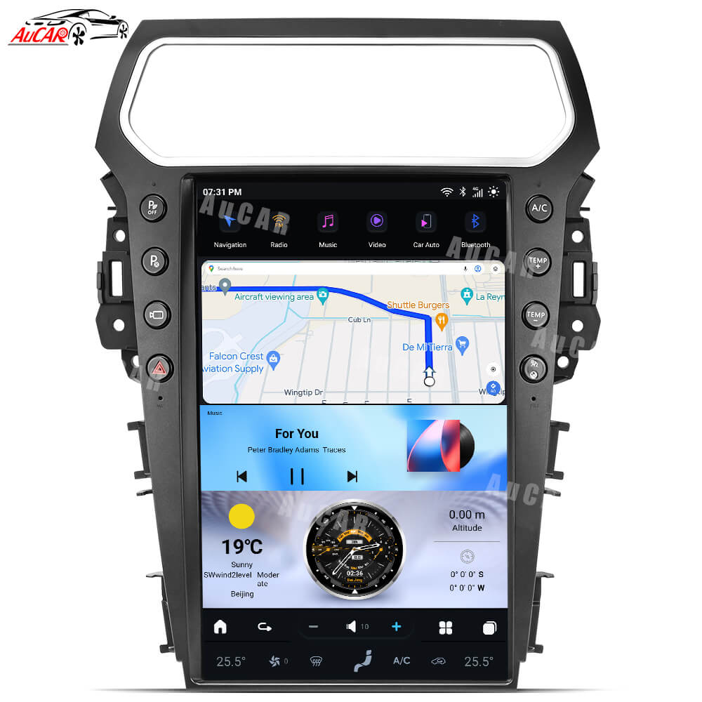 Smart Head Unit For Ford Explorer 2011-2019 14.4 Inch Screen Android 13
