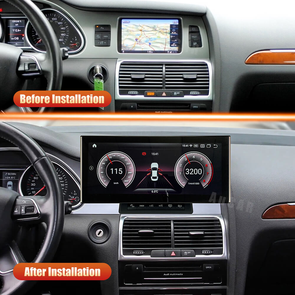 Smart Head Unit For Audi Q7 2006-2015 12.3 Inch Screen Android 13