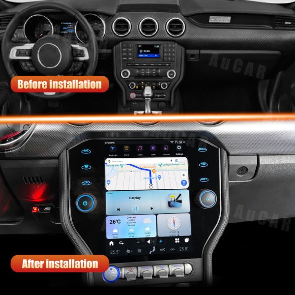Smart Head Unit For Ford Mustang 2015-2020 11.8 Inch Screen Android 13