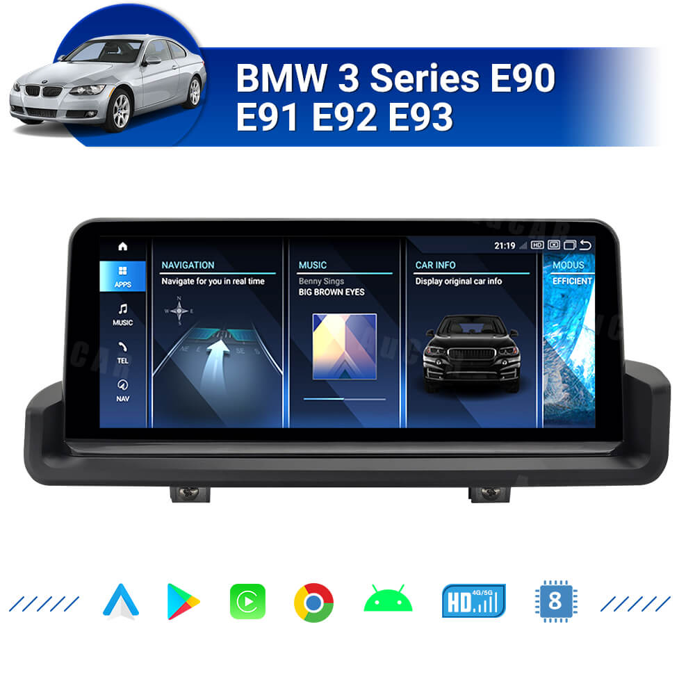 Smart Head Unit For Bmw 3 Series E90 E91 E92 E93 2006 - 2013 10.25 Inch Screen Android 13