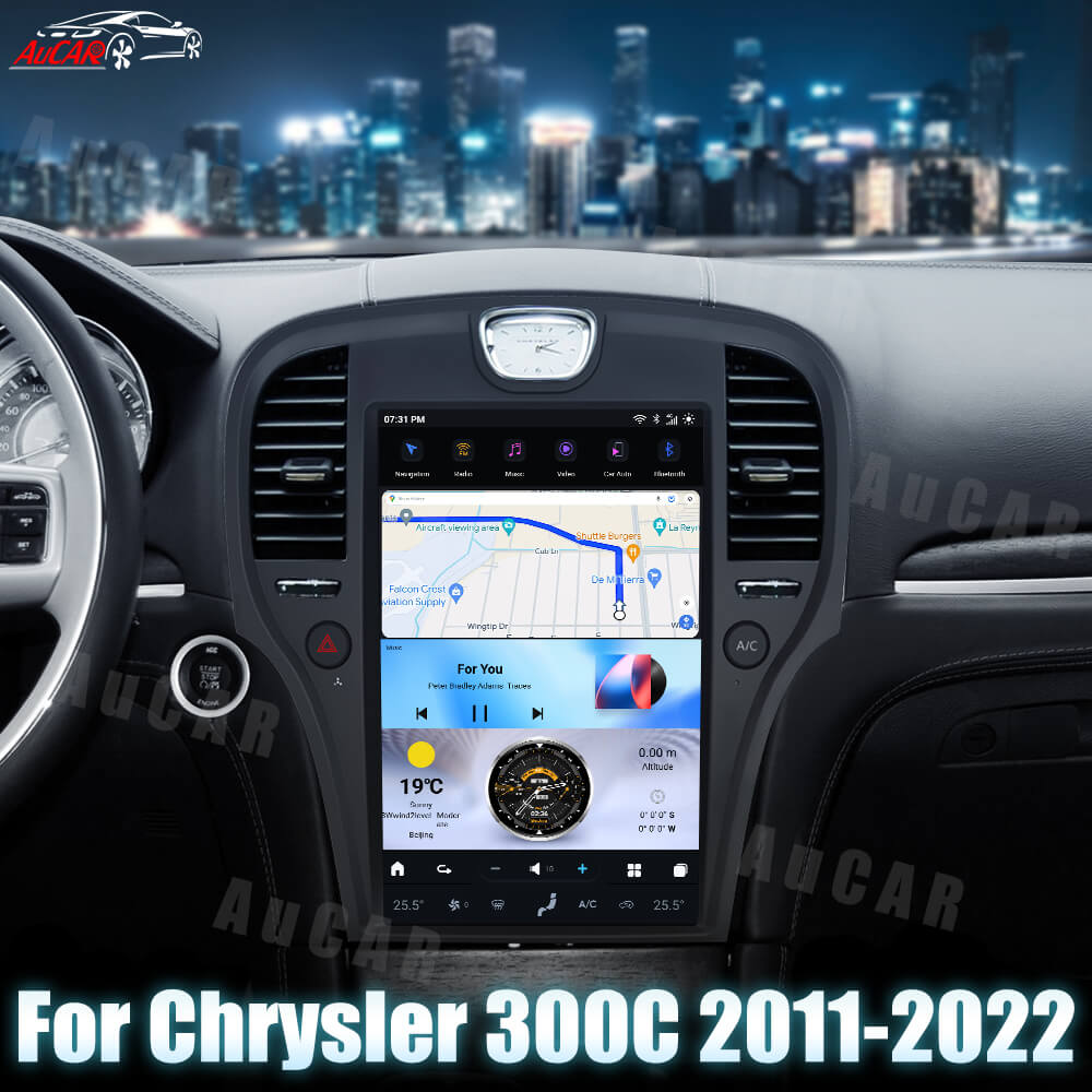 Smart Head Unit For Chrysler 300C 2011-2022 10.1 Inch Screen Android 13