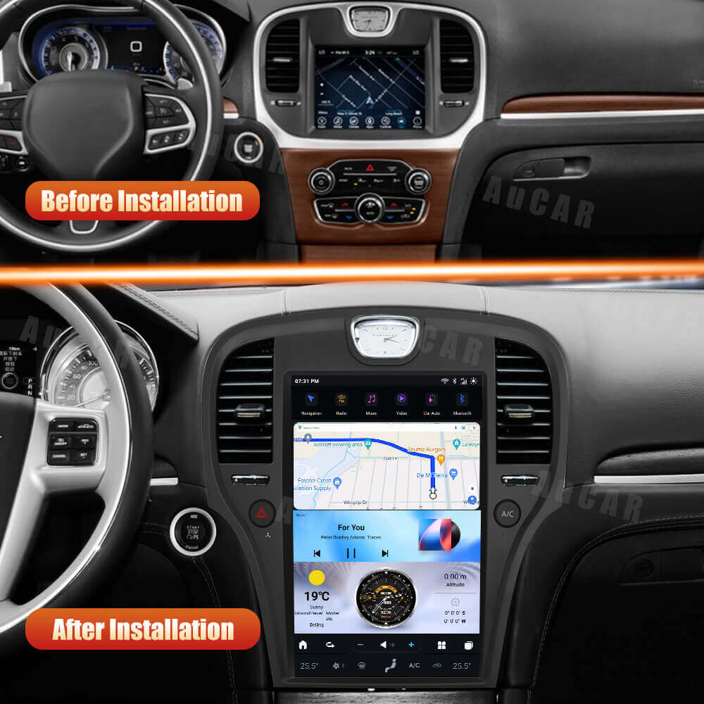 Smart Head Unit For Chrysler 300C 2011-2022 10.1 Inch Screen Android 13