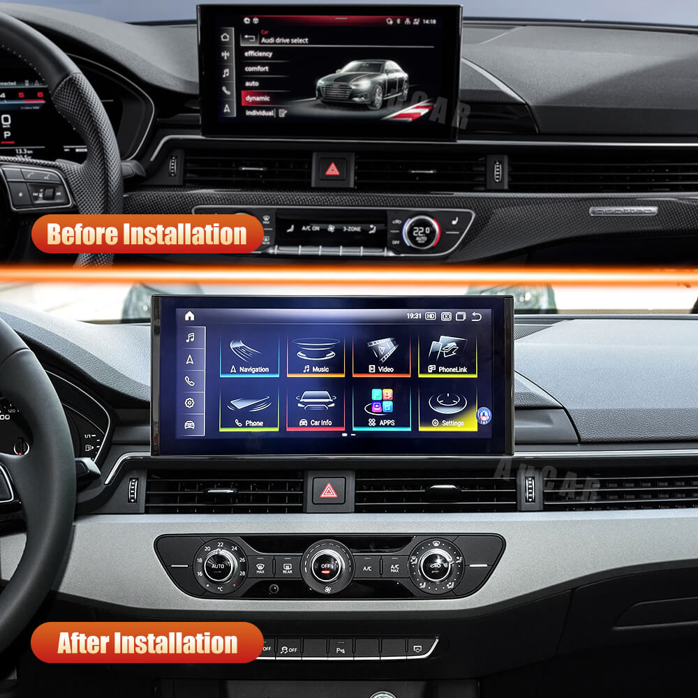 Smart Head Unit For Audi A4 A5 S4 S5 Rs4 Rs5 2017-2019 12.3 Inch Screen Android 13