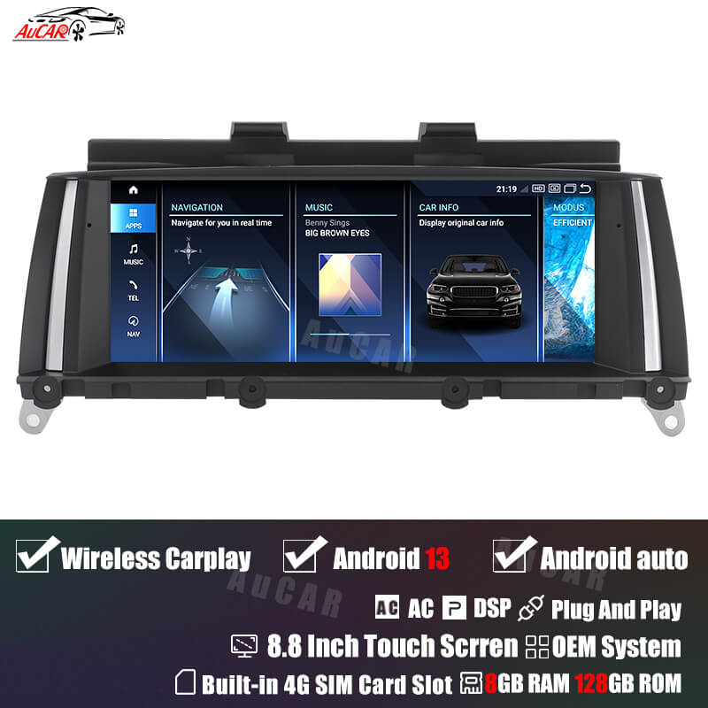 Smart Head Unit For Bmw X3 F25 2010 - 2017 10.25 / 8.8 Android 13