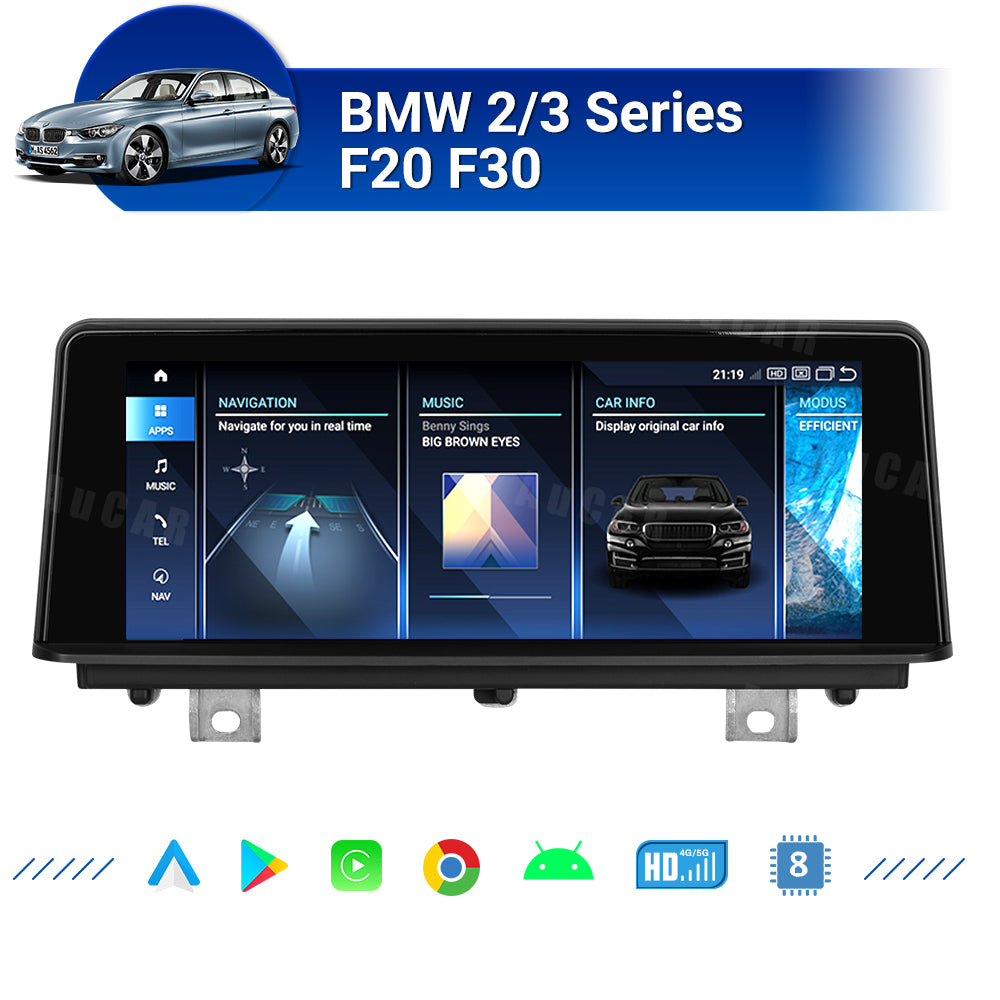 Smart Head Unit For Bmw 2 Series, 3 Series 2018-2020 F20 F30 8.8 Inch Screen Android 13