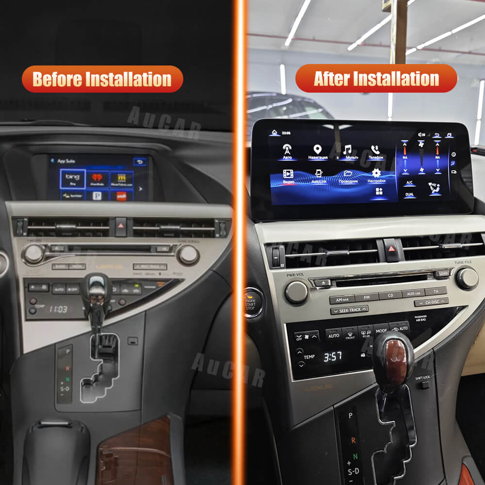 Smart Head Unit For Lexus RX 2009-2015 12.3 Inch Screen Android 13
