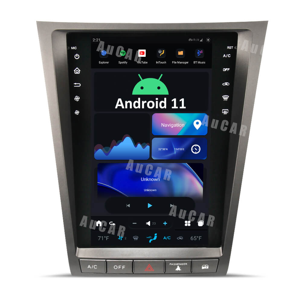 Smart Head Unit For Lexus Gs300 Gs350 Gs400 Gs430 Gs460 2004-2011 11.8 Inch Screen Android 11
