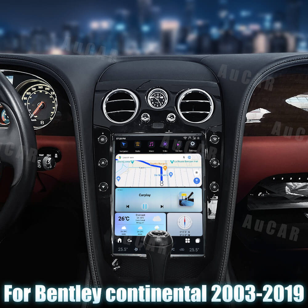Smart Head Unit For Bentley Continental Gt 2003-2019 12.1 Inch Screen Android 13