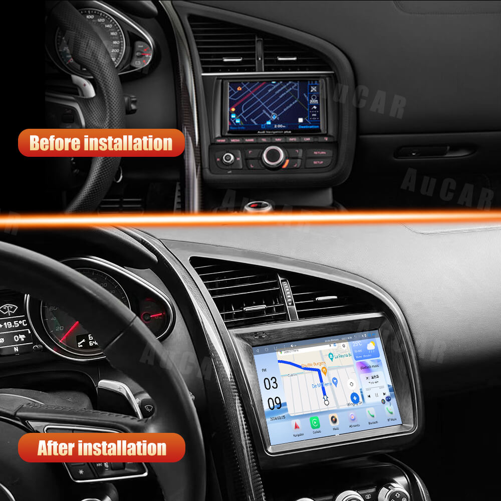Smart Head Unit For Audi R8 2007-2015 10.1 Inch Screen Android 13