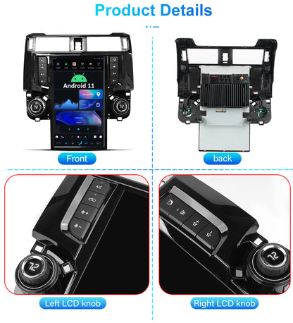 Smart Head Unit Toyota 4 Runner 2009-2023 Large Screen Head Unit Android 11 13.6" Screen