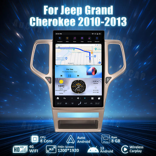 Smart Head Unit For Grand Cherokee 2010-2013 10.1 Inch Screen Android 13
