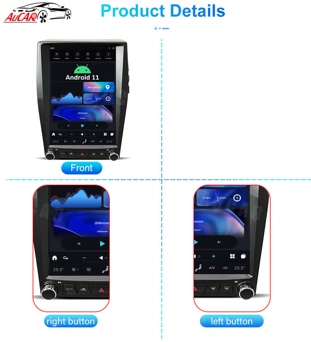 Smart Head Unit For Ford Edge 2015-2019 13.6 Inch Screen Android 11