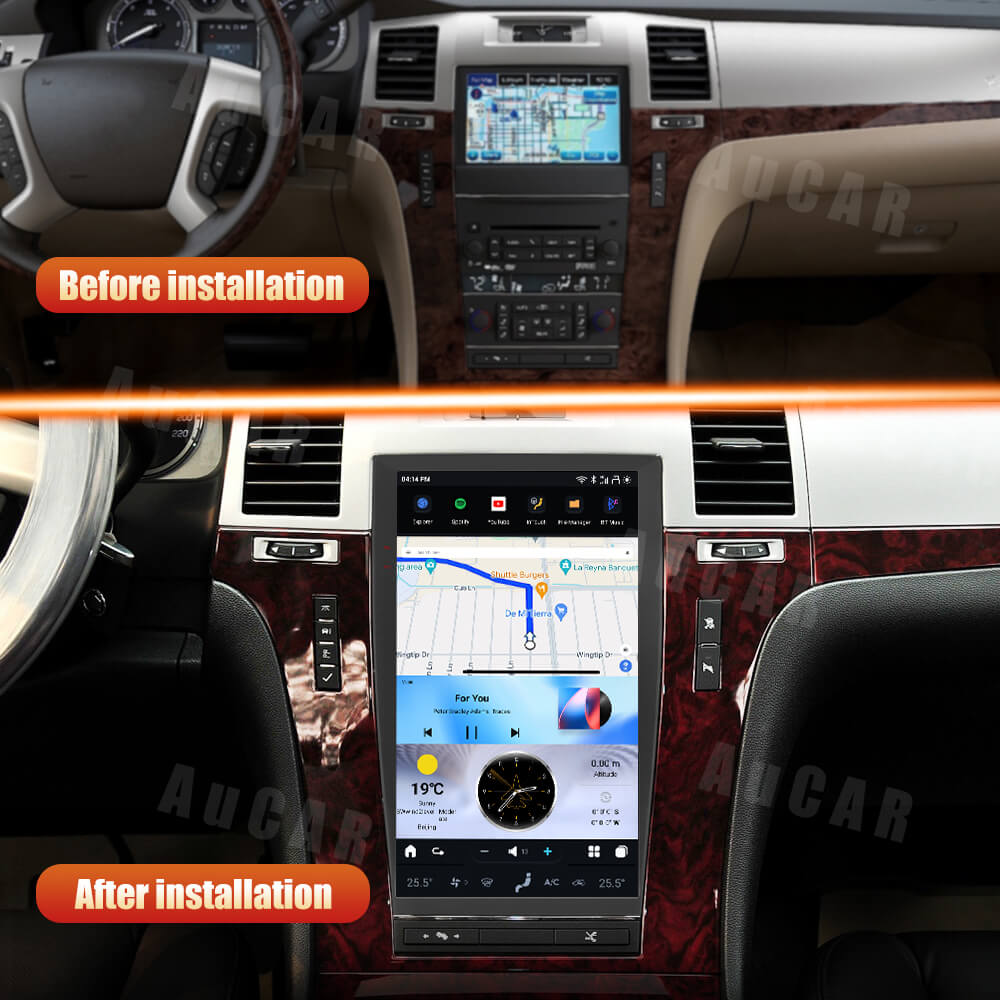 Smart Head Unit For Cadillac Escalade 2007-2014 13.6 Inch Screen Android 13