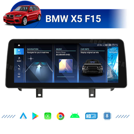 Smart Head Unit For Bmw X5 F15 2014 - 2018 10.25 / 12.3 Inch Screen Android 13