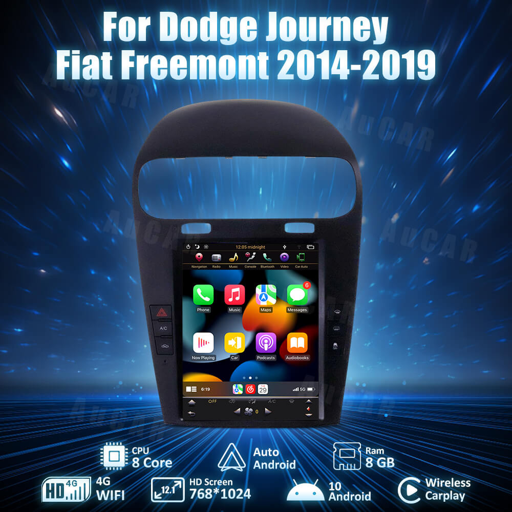 Smart Head Unit For Dodge Journey 2014-2019 12.1 Inch Screen Android 10