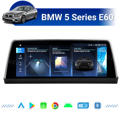 Smart Head Unit For Bmw 5 Series E60 2005-2010 12.3 Inch Screen Android 13