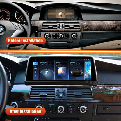 Smart Head Unit For Bmw 5 Series E60 2005-2010 12.3 Inch Screen Android 13