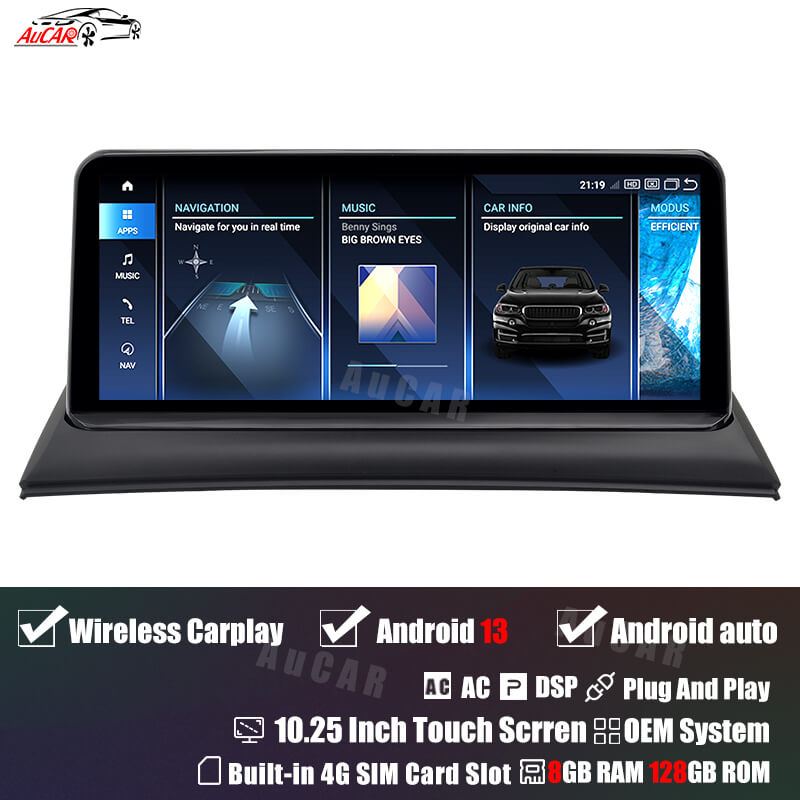 Smart Head Unit For Bmw X3 E83 2004 - 2010 10.25 Inch Screen Android 13