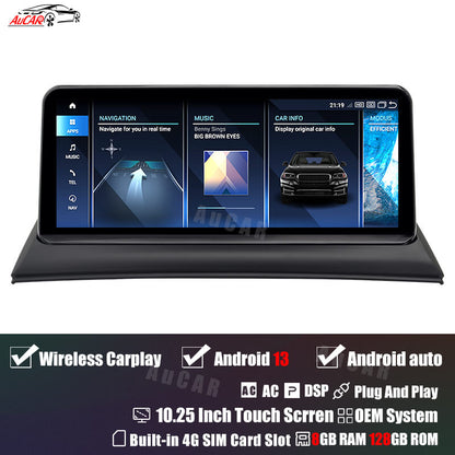 Smart Head Unit For Bmw X3 E83 2004 - 2010 10.25 Inch Screen Android 13
