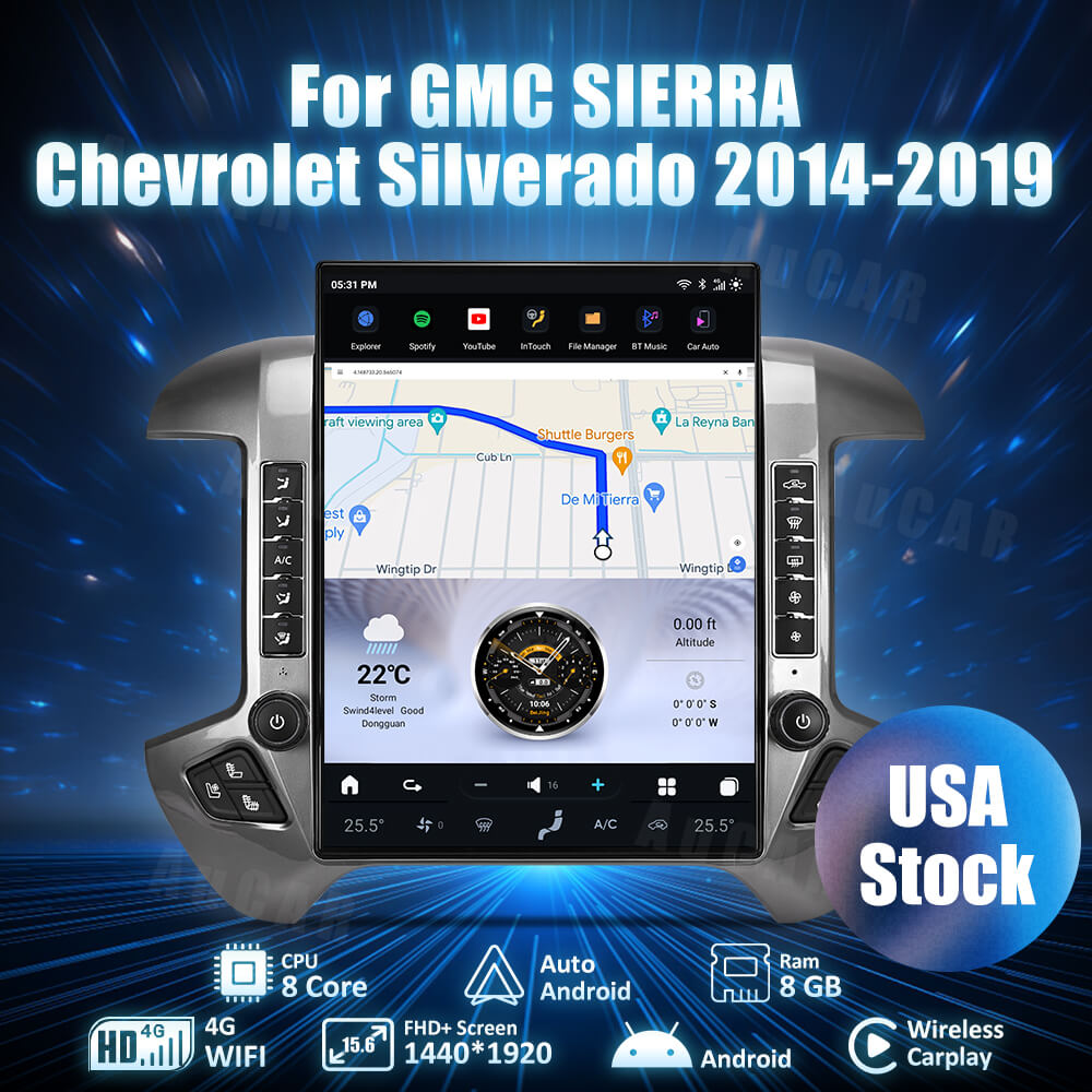 Smart Head Unit For Gmc Sierra, Silverado 2015-2019  Android 13