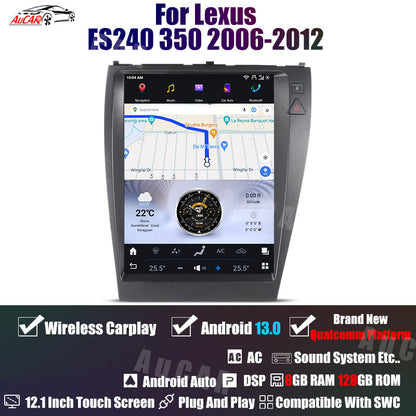Smart Head Unit For Lexus Es240 350 2006-2012 12.1 Inch Screen Android 11