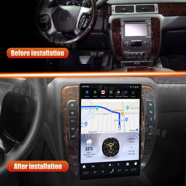 Smart Head Unit For Chevrolet Tahoe/Silverado/Yukon 2007-2012 14 Inch Screen Android 13