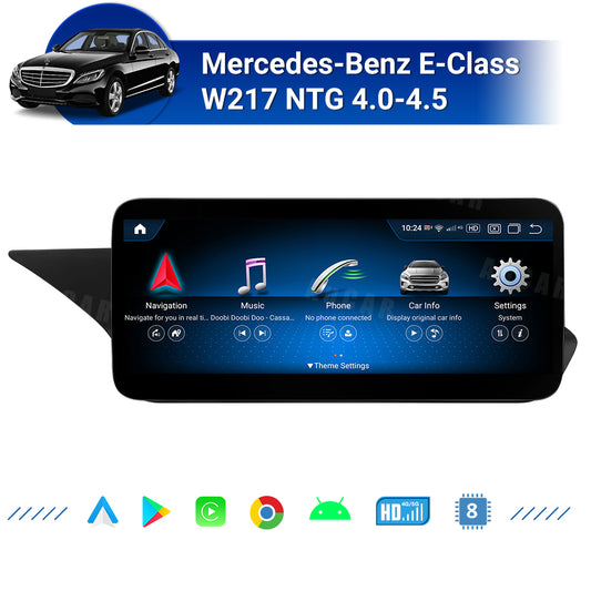 Smart Head Unit For Mercedes Benz E-Class W217 2010-2016 10.25 Inch Screen/ 12.3 Inch Screen Android 13