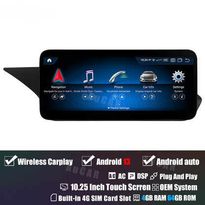 Smart Head Unit For Mercedes Benz E-Class W217 2010-2016 10.25 Inch Screen/ 12.3 Inch Screen Android 13