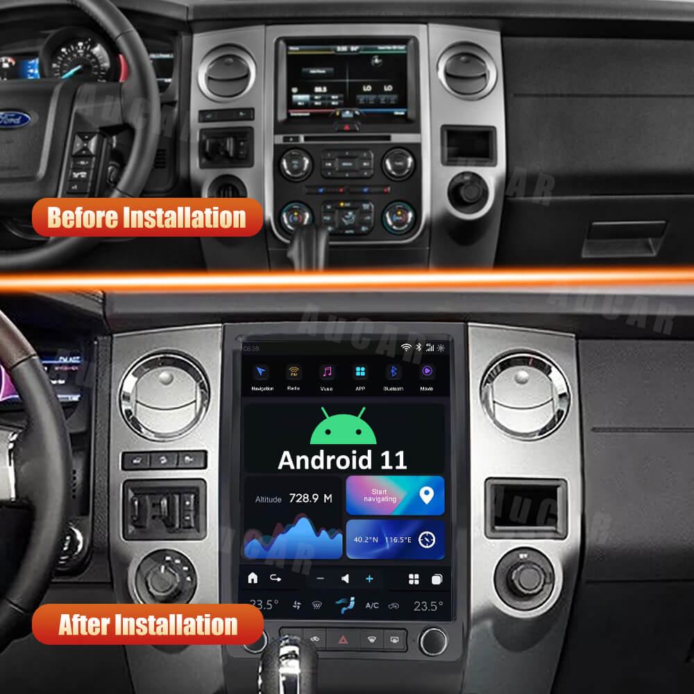 Smart Head Unit For Ford Expedition 2015-2017 12.1 Inch Screen Android 11