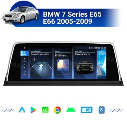 Smart Head Unit For Bmw 7 Series E65 E66 2005-2009 10.25 / 8.8 Inch Screen Android 13