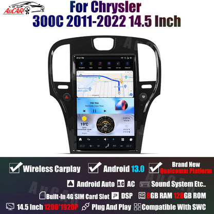Smart Head Unit For Chrysler 300C 2011-2022 10.1 Inch Screen Android 13