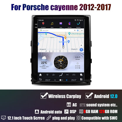 Smart Head Unit For Porsche Cayenne 2011-2016 12.1 Inch Screen Android 12