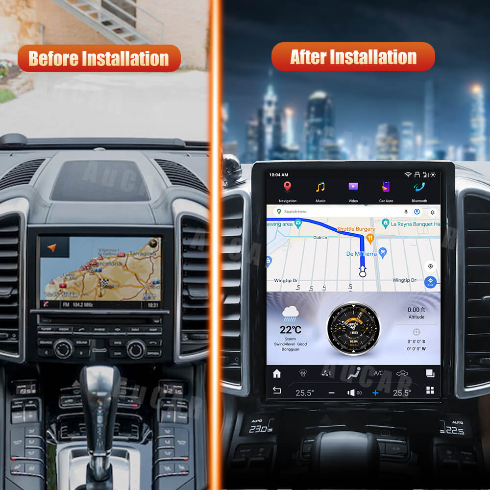 Smart Head Unit For Porsche Cayenne 2011-2016 12.1 Inch Screen Android 12