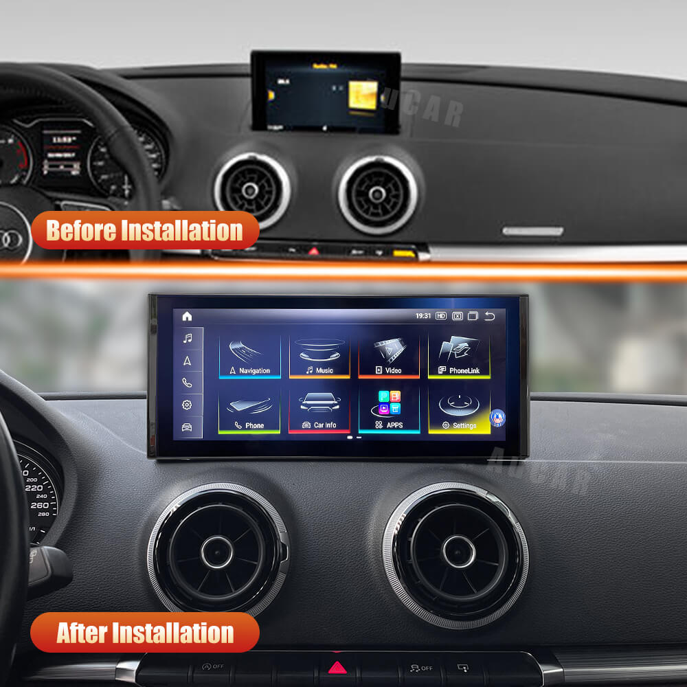 Smart Head Unit For Audi A3 S3 Rs3 2014-2020 12.3 Inch Screen Android 13