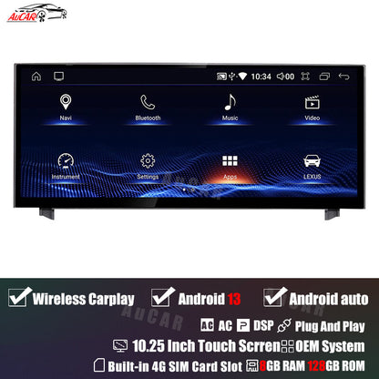 Smart Head Unit For Lexus Is Rc 350 2013-2017 10.25 Inch Screen Android 11