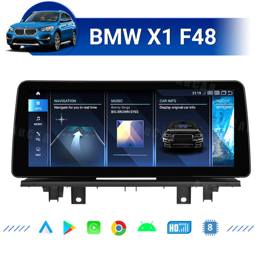 Smart Head Unit For Bmw X1 F48 2015-2022 12.3 Inch Screen Android 13