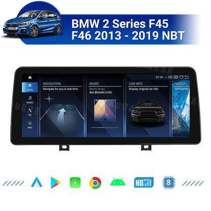 Smart Head Unit For Bmw 2 Series F45 F46 2013-2019 12.3 Inch Screen Android 13