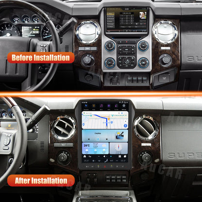 Smart Head Unit For Ford F250 F350 F450 F650 2010-2016 12.1 Inch Screen Android 13